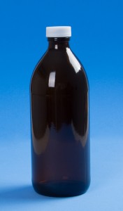 Botella de Vidrio Ambar 500ml T28